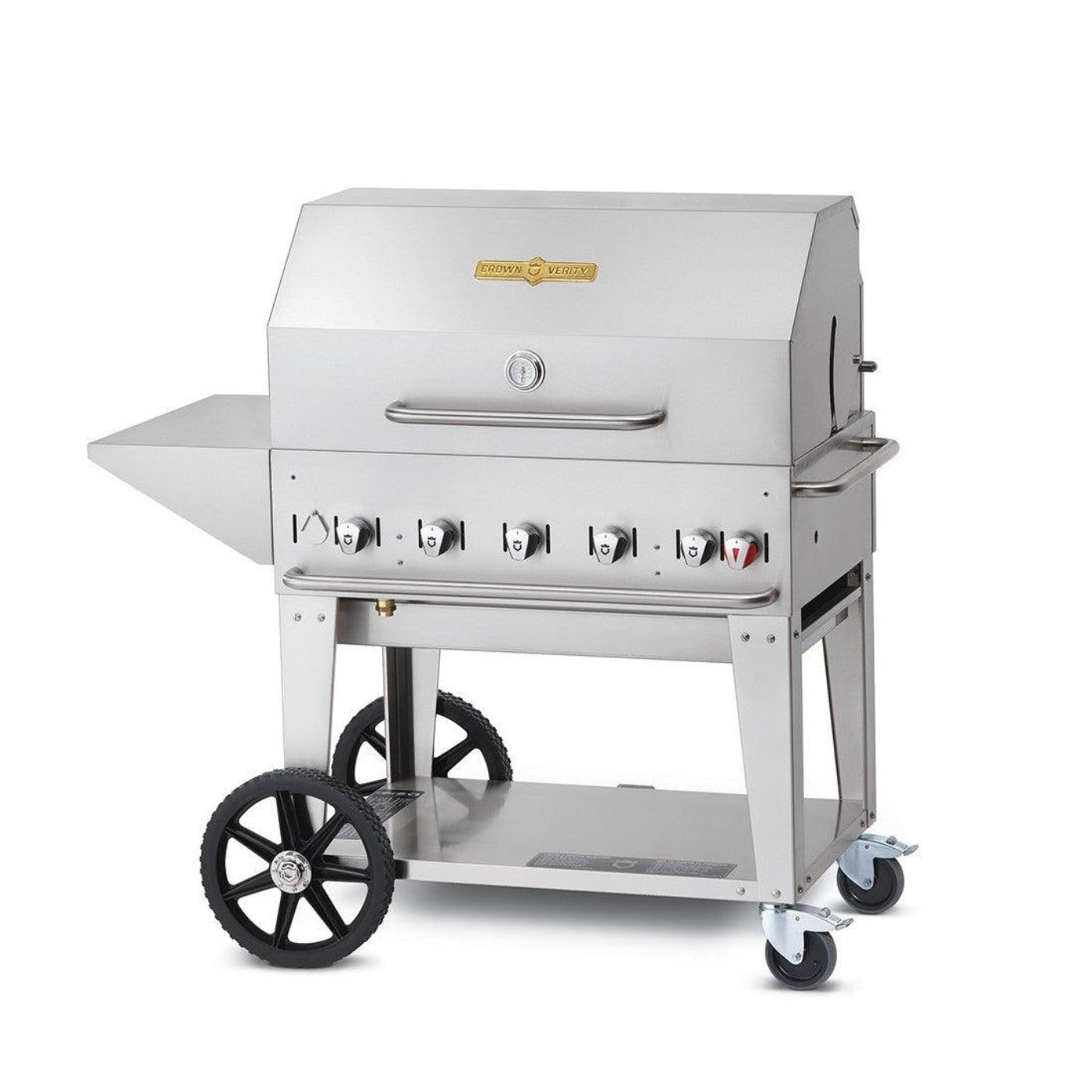 Crown Verity 36" Mobile BBQ Grill Package - Liquid Propane - CV-MCB-36PKG