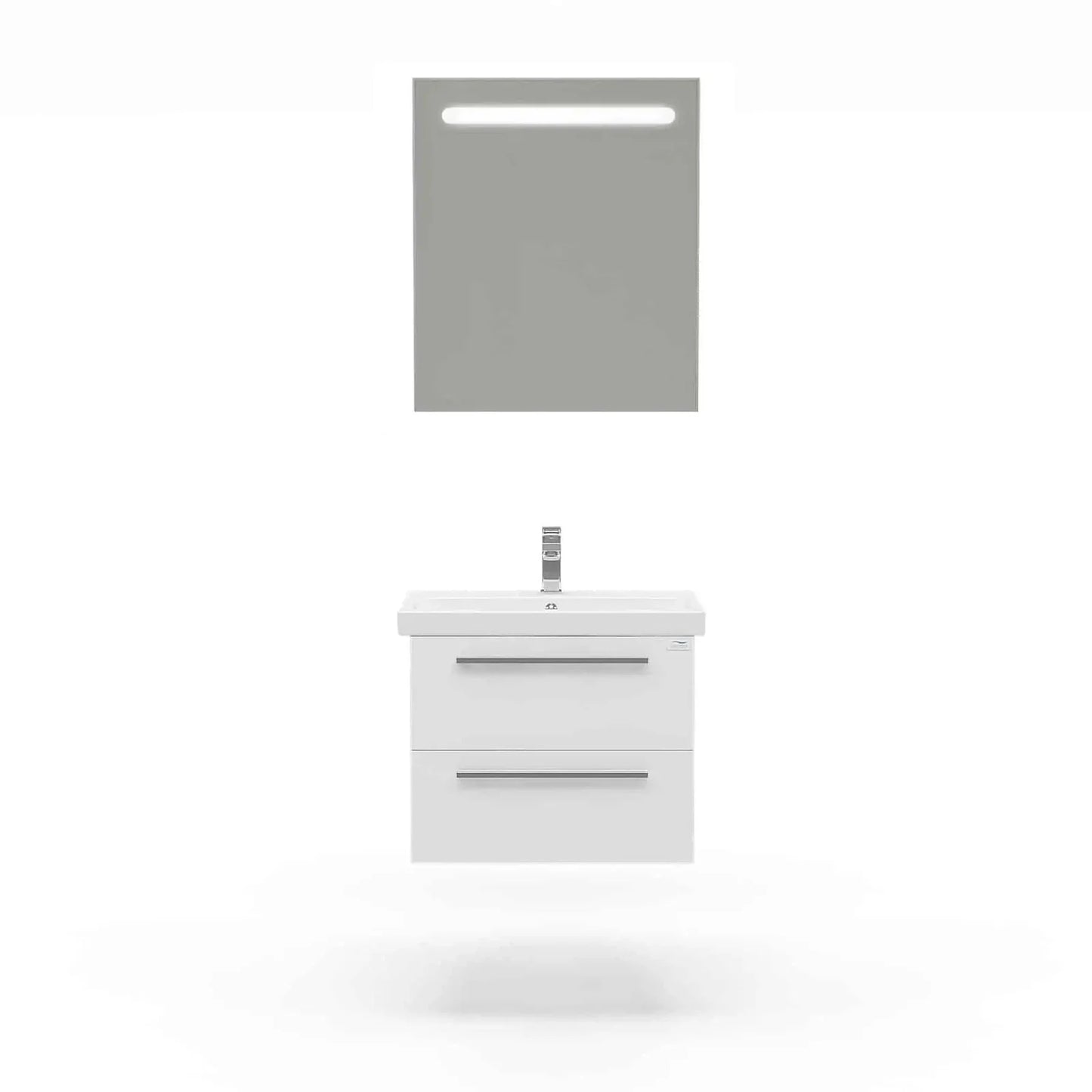 Casa Mare Elke 32" Bathroom Vanity and Ceramic Sink Combo with LED Mirror - Elke80GB-32