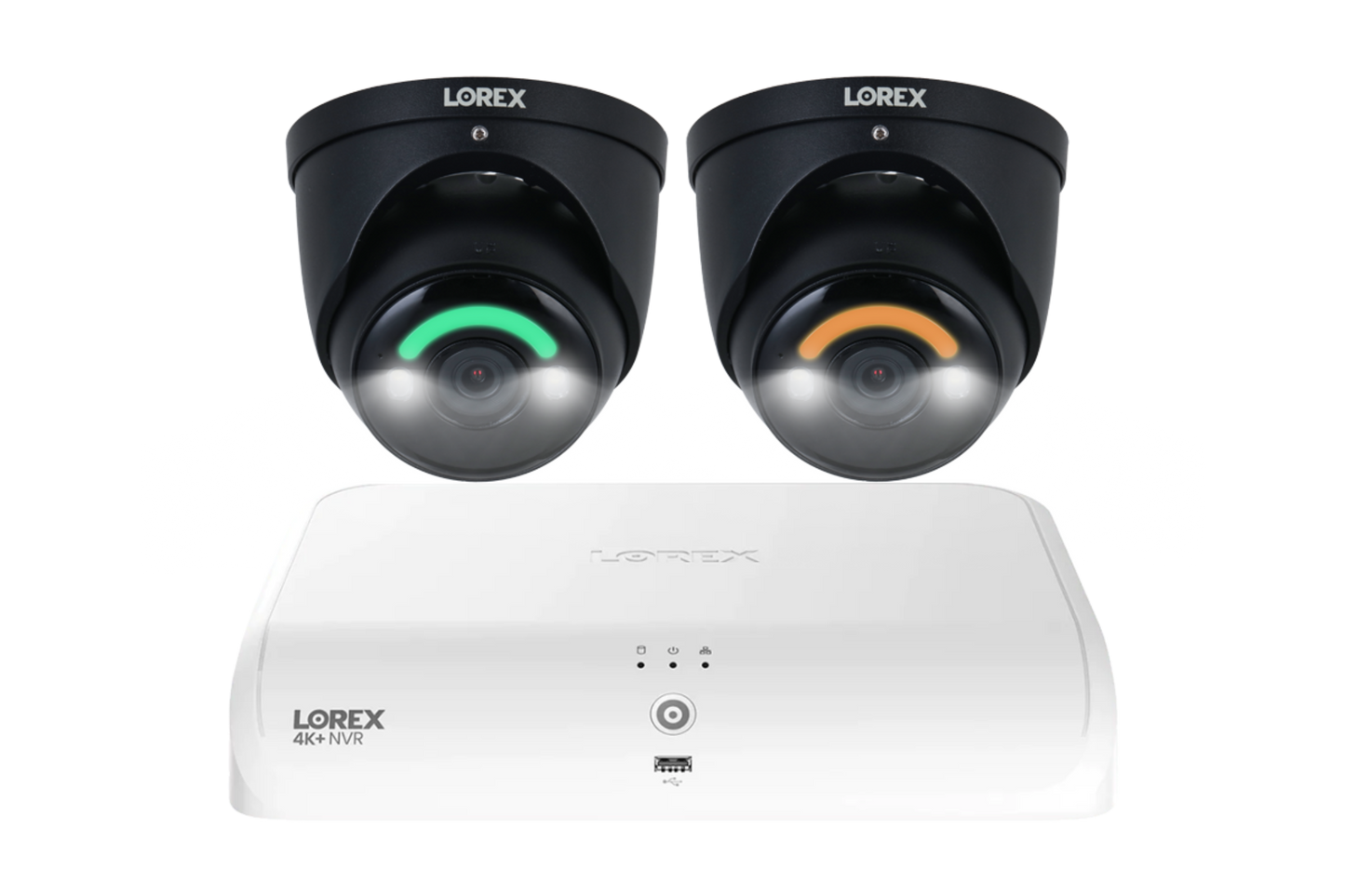 Lorex Fusion Series 4K+ 16 Channel (8 Wired + 8 Fusion Wi-Fi) 2TB Wired System with H16 Wired 4K IP Dome Cameras - N4K2SL-82BD-3