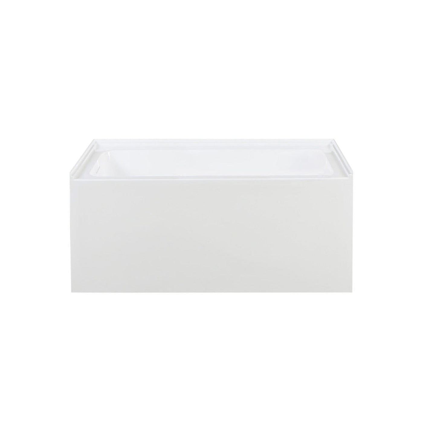 Char-Griller Voltaire 48 x 32 Skirted Left Drain Soaking Apron Bathtub in Glossy White with I - - 1769840555277_703