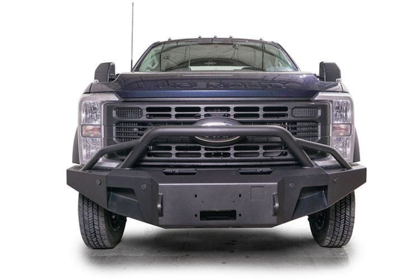 Fab Fours FS23-A5962-1 Ford F450/F550 Superduty 2023-2025 New Premium Front Bumper Winch Ready Pre-Runner Guard