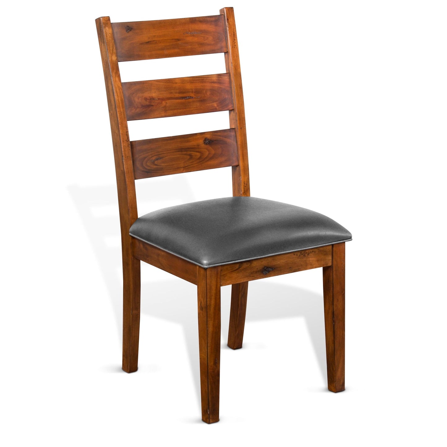 Sunny Designs Tuscany - Ladderback Chair, New-Cushion Seat (Set of 2) - Vintage Mocha - 1508VM-C2
