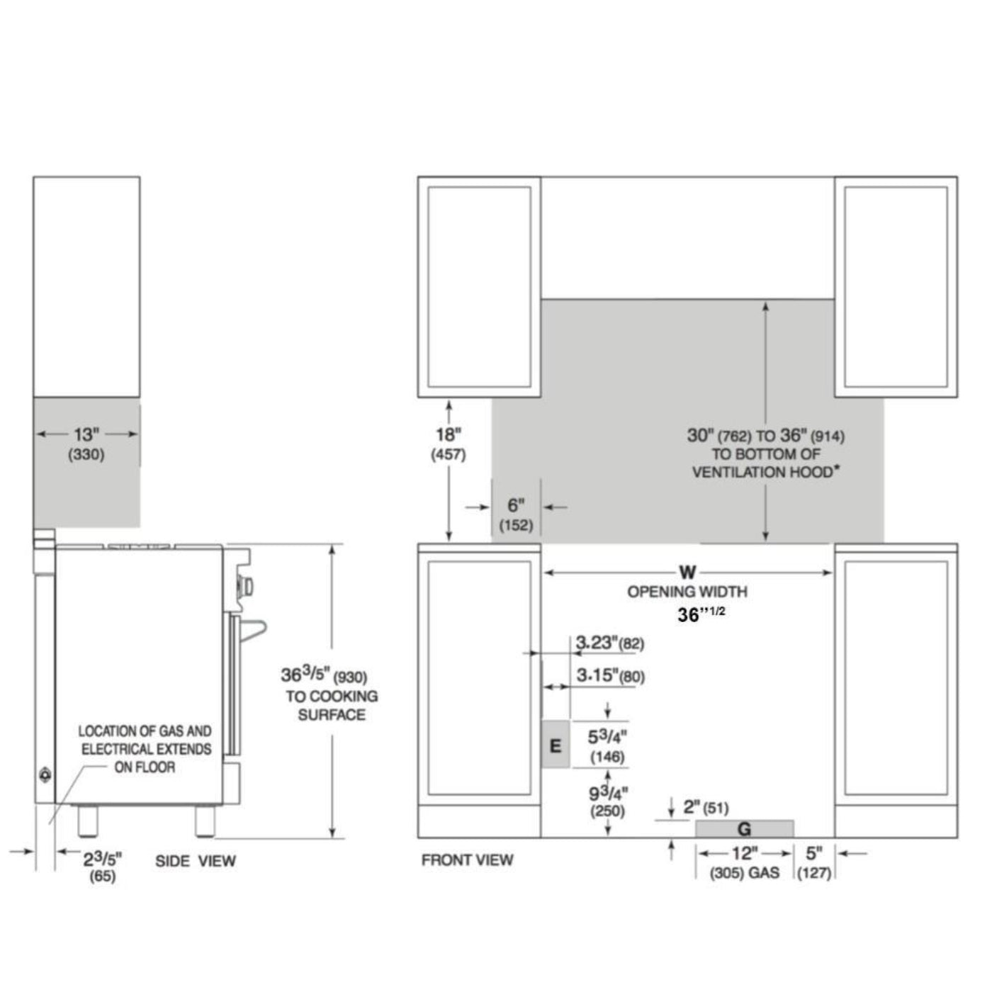 Forno 5-Piece Appliance Package - 36-Inch Dual Fuel Range, Refrigerator, Wall Mount Hood, 24-Inch Microwave Drawer, & 3-Rack Dishwasher in Stainless Steel - APR5-6156-36-H-MWD