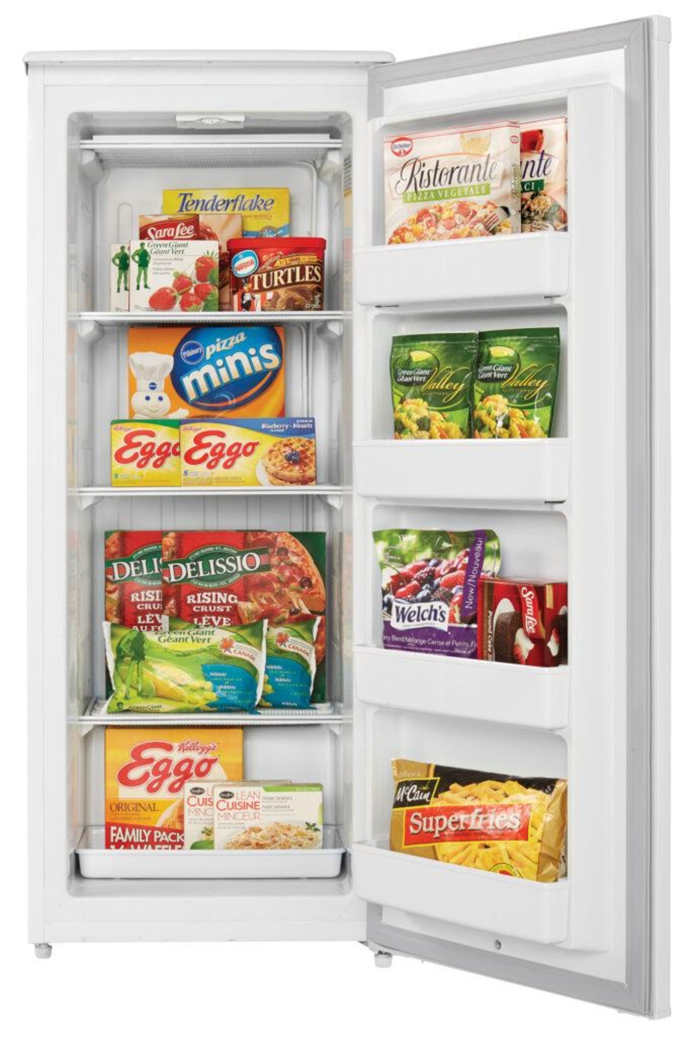 DANBY Danby Designer 10.1 cu. ft. Upright Freezer in White - DUFM101A2WDD