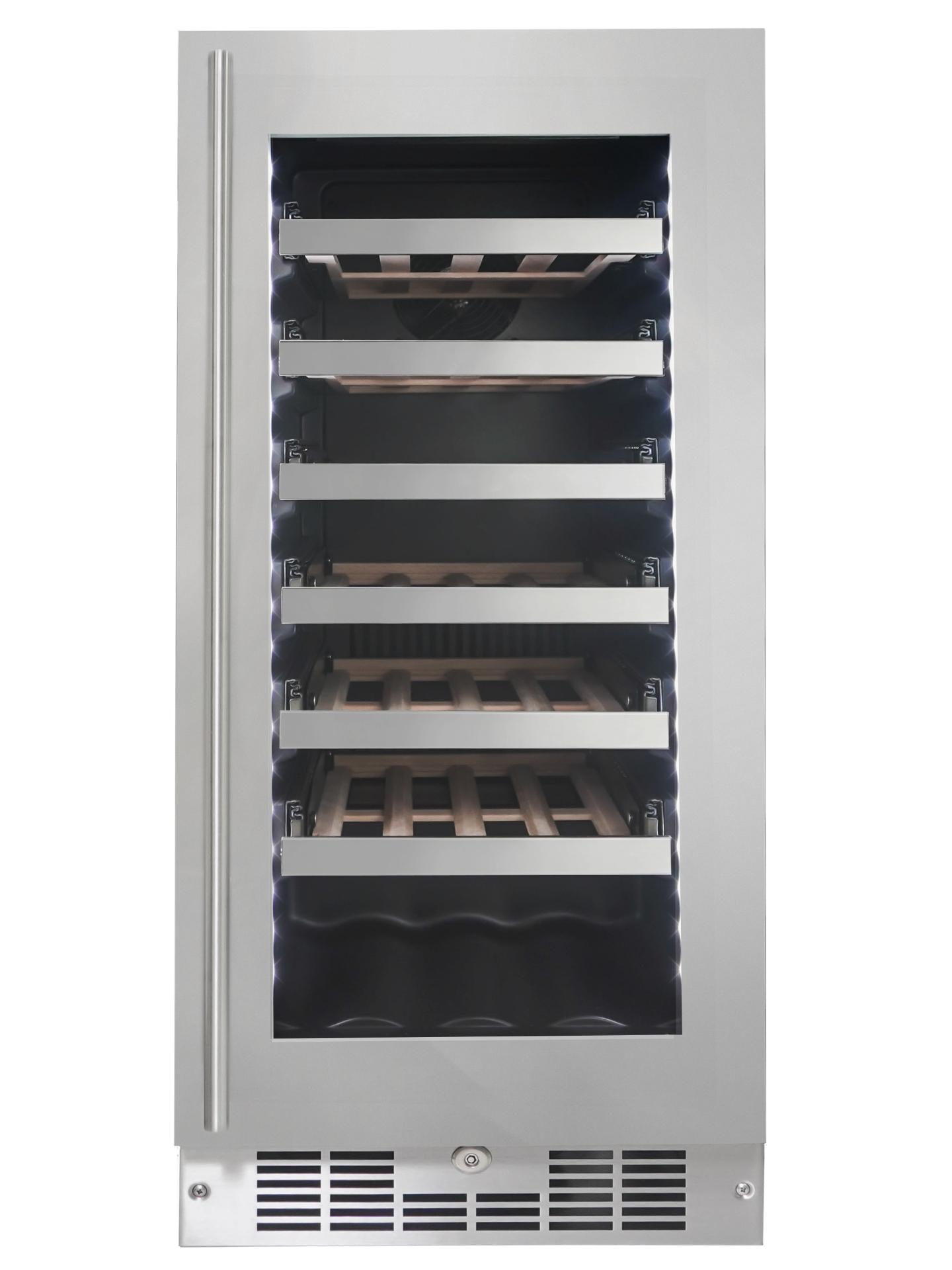 SILHOUETTE Silhouette Pro - 28 Bottle Built-in Wine Cellar in Stainless Steel - SPRWC031D1SS