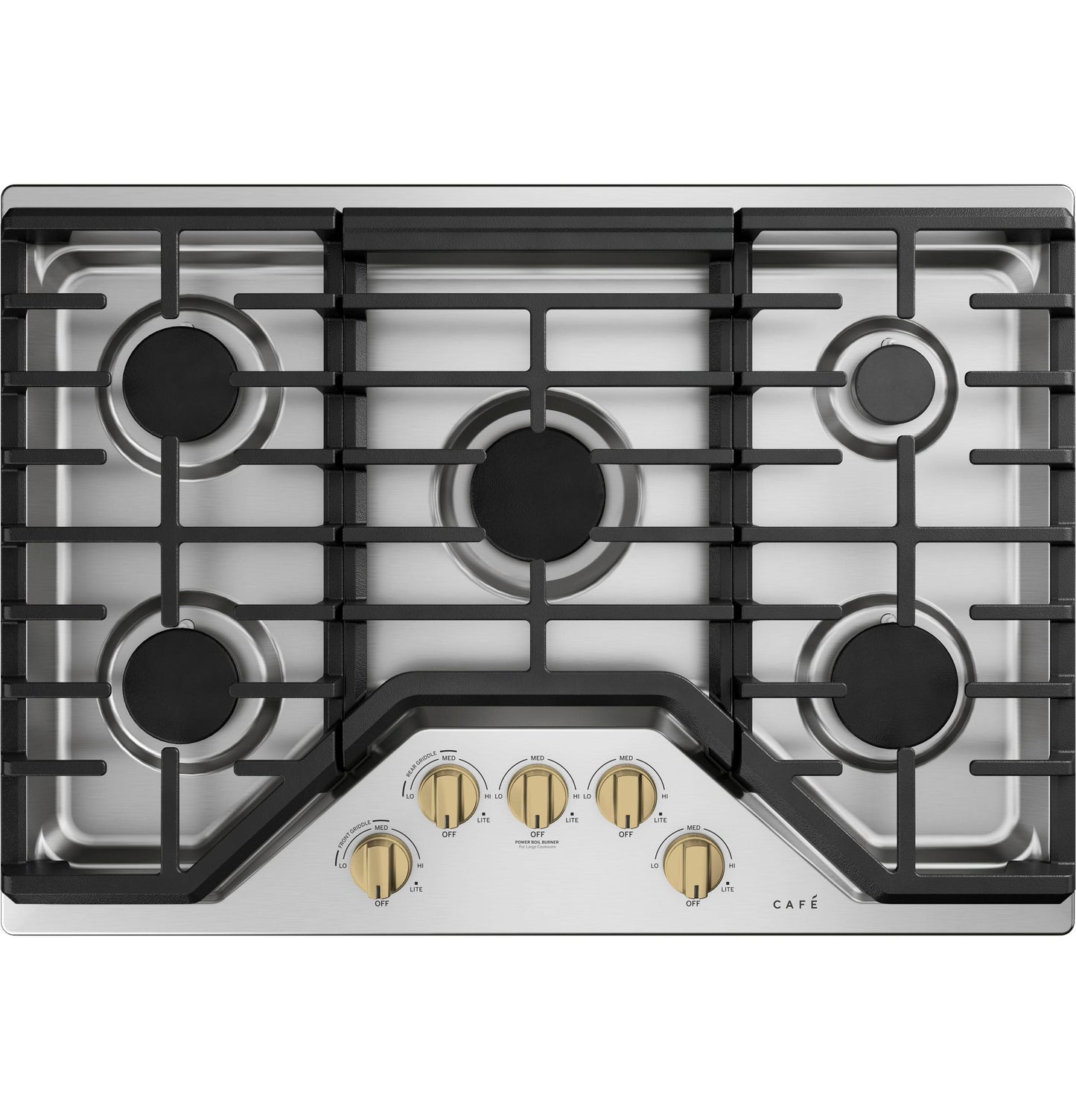CAFE 30" Gas Cooktop in Stainless Steel - CGP70302NS1