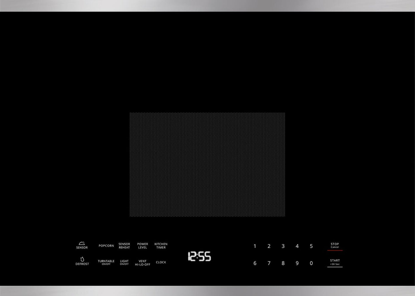 XO APPLIANCE XOOTR24BS 24" Over-The-Range Microwave Oven in Black Glass with in Stainless Steel Trim Black On Stainless - XOOTR24BS