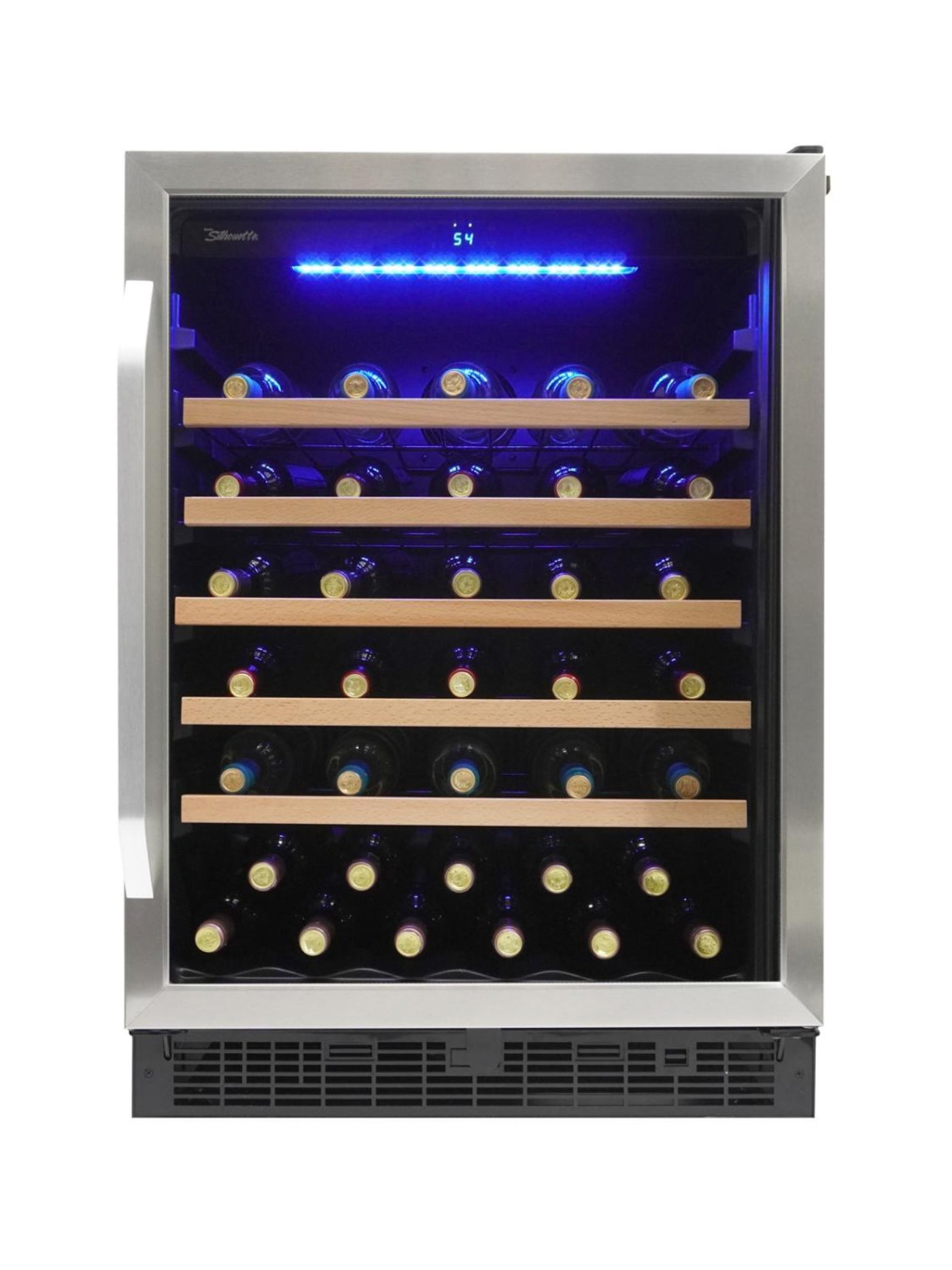 SILHOUETTE Silhouette 24" Built-in Wine Cellar in Stainless Steel - SWC057D1BSS