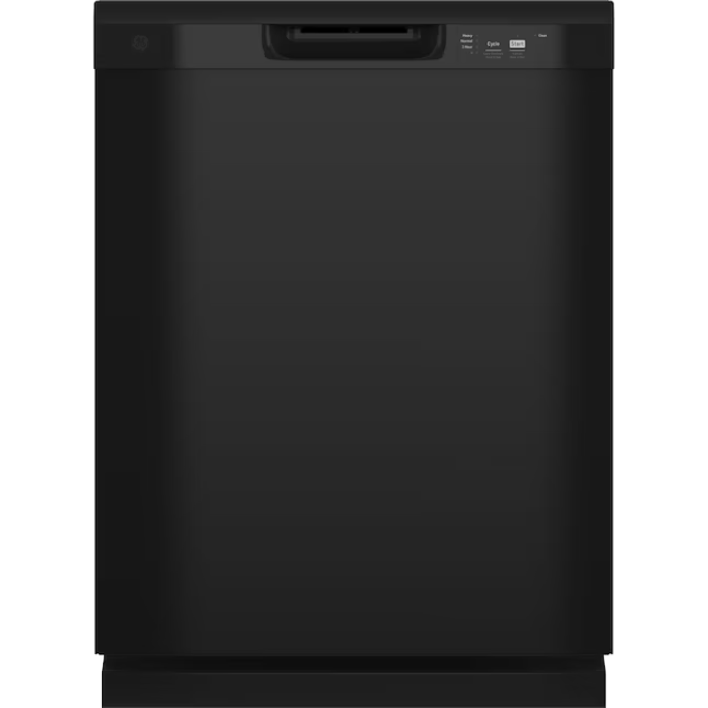 GE Dry Boost 24-in Front Control Built-In Dishwasher (Black), 60-dBA Standard Sound Level - 71223189