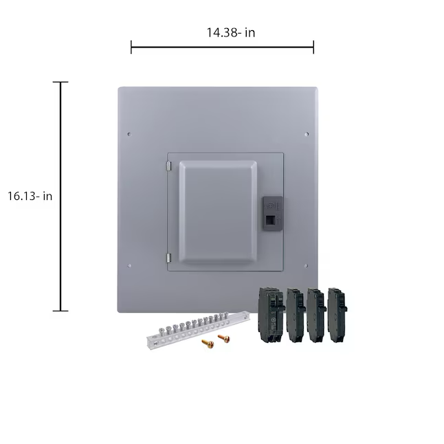 GE PowerMark Gold 125-Amp 14-Spaces 24-Circuit Indoor Convertible Main Lug Load Center (Value Pack)