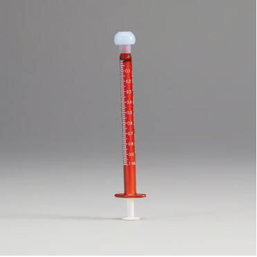 KwikDose™ Oral Dispensers with Tip Caps, 1mL, Amber - 21185A