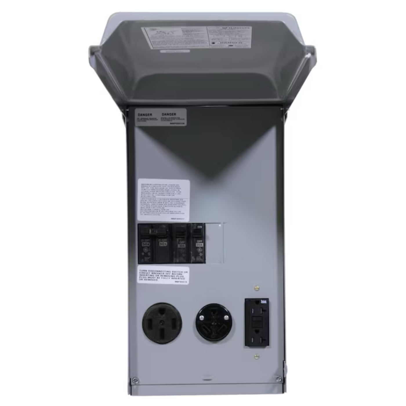 GE PowerMark Gold 100-Amp 3-Spaces 3-Circuit Outdoor Main Lug Load Center - 71223220