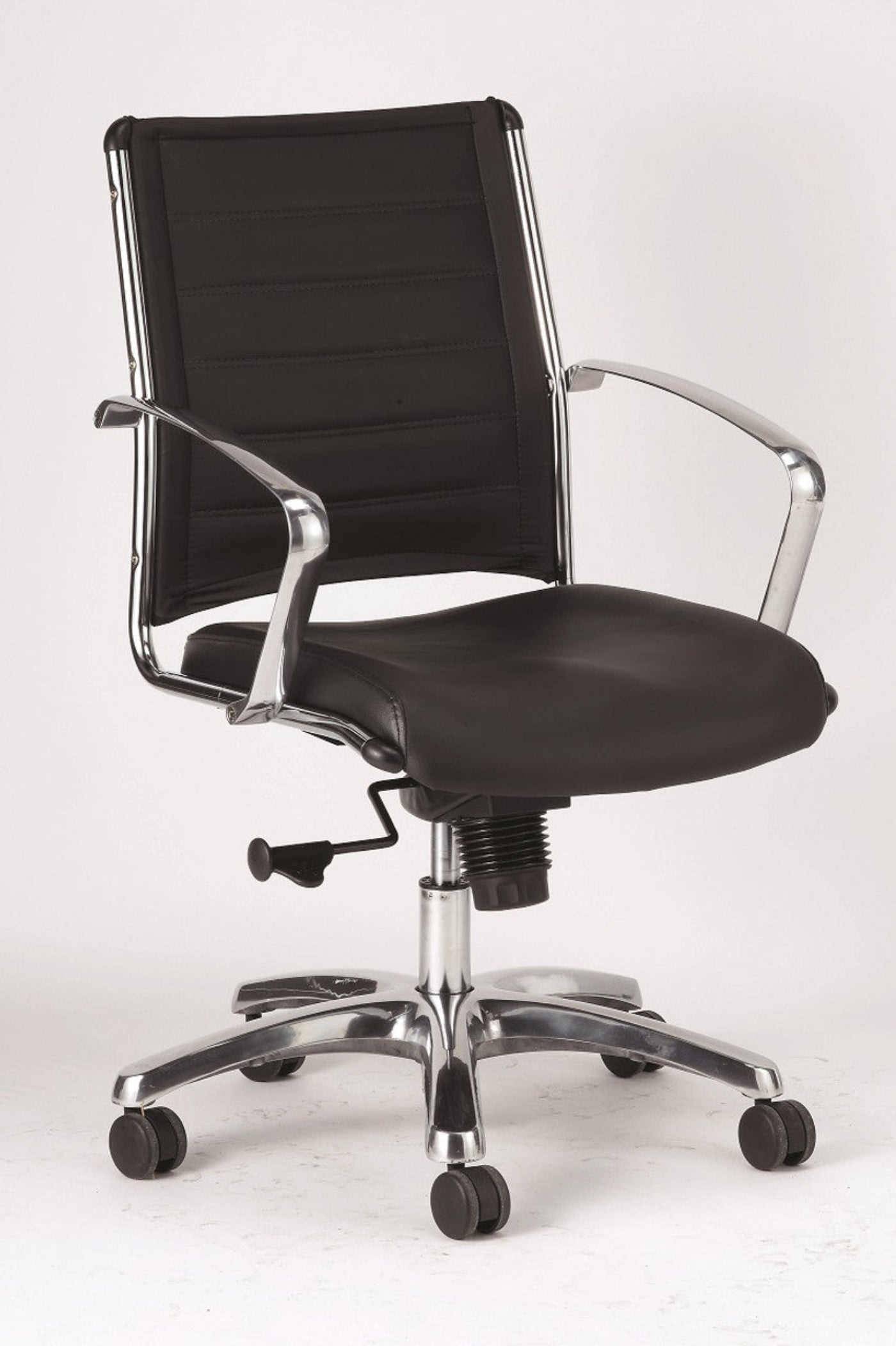 EuroTech Europa Leather Mid-Back Chair - EUR-LE822