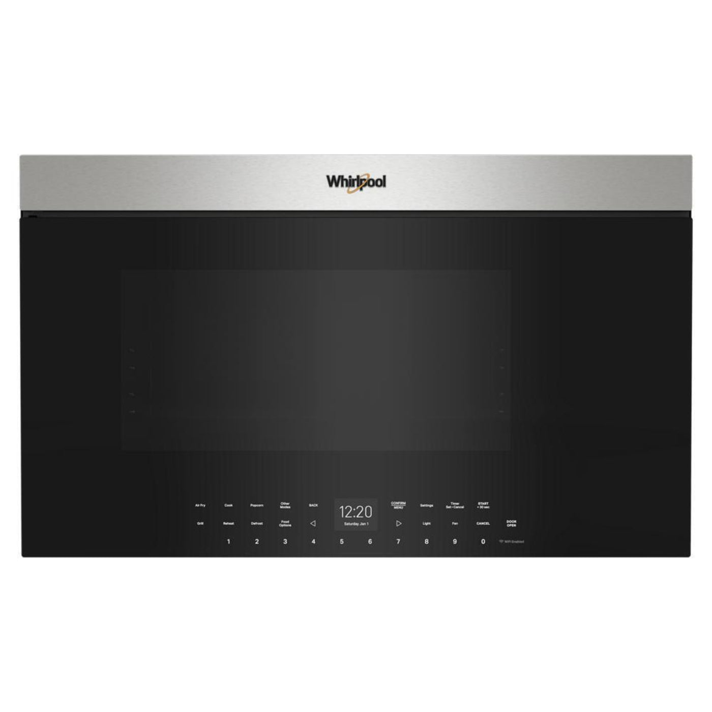 WHIRLPOOL Air Fry Over- the-Range Oven with Flush Built-in Design in Stainless Steel - WMMF7330RZ