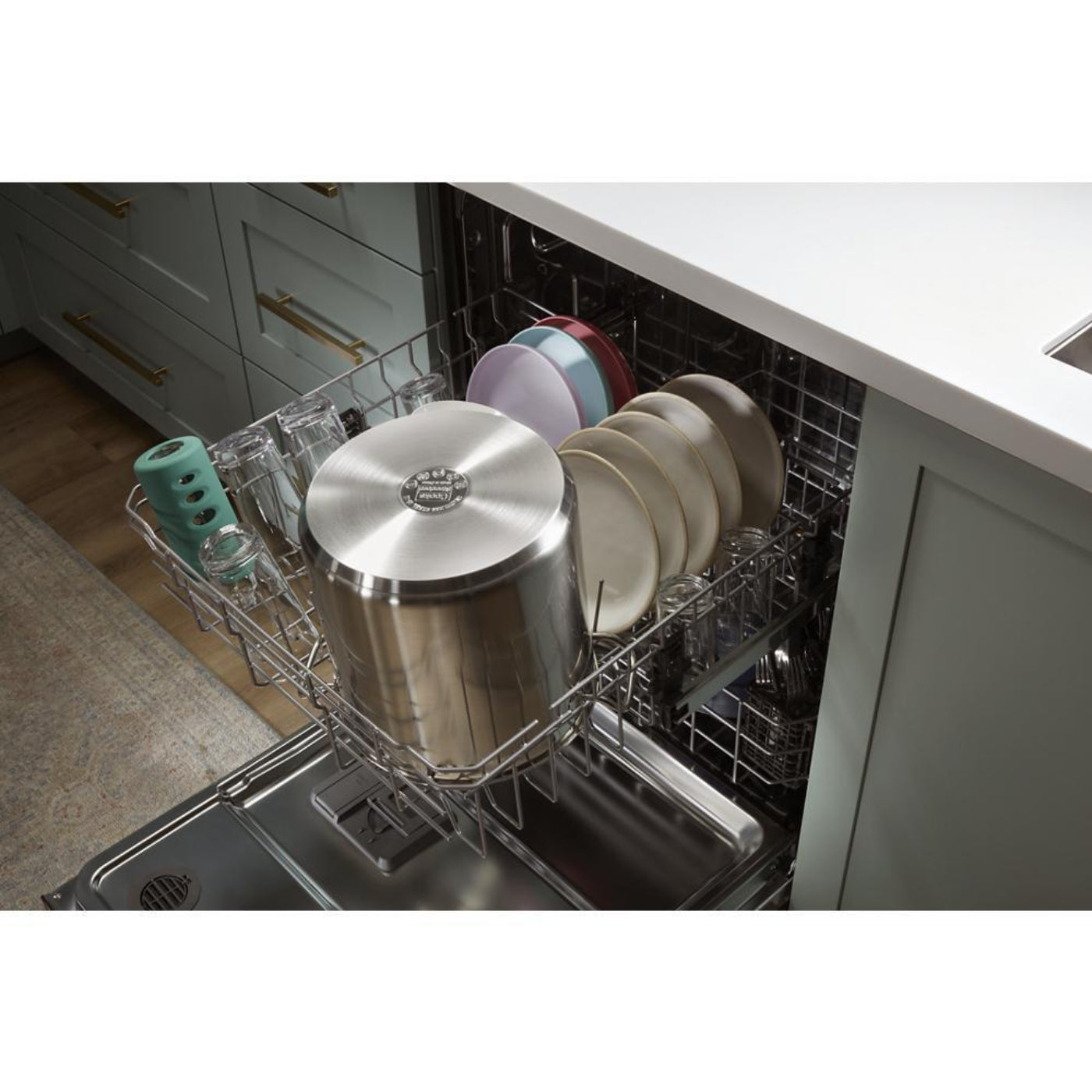 WHIRLPOOL Large Capacity Dishwasher with Tall Top Rack Black - WDT740SALB