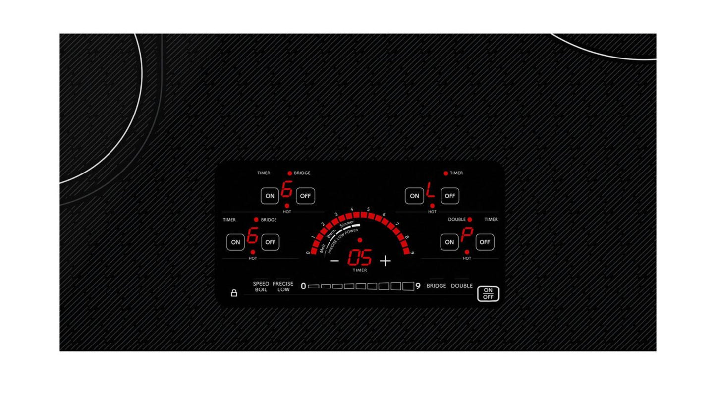 SHARP 30 in. Drop-In Radiant Cooktop with Side Accessories - SCR3042FB