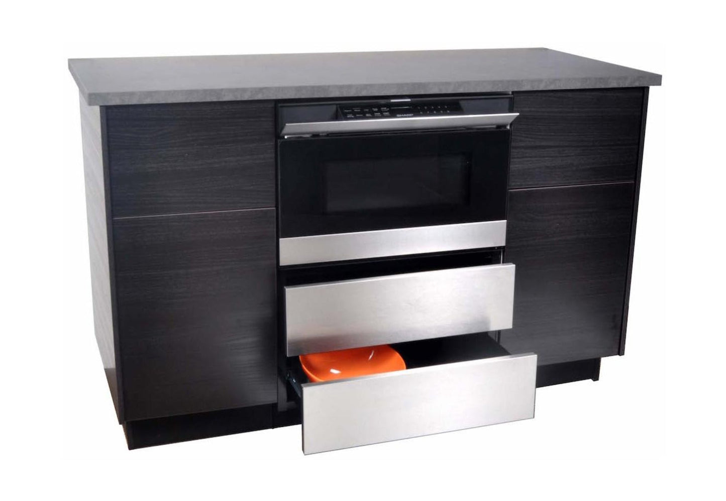 SHARP 24 in. Under the Counter Microwave Drawer Oven Pedestal - SKMD24U0ES
