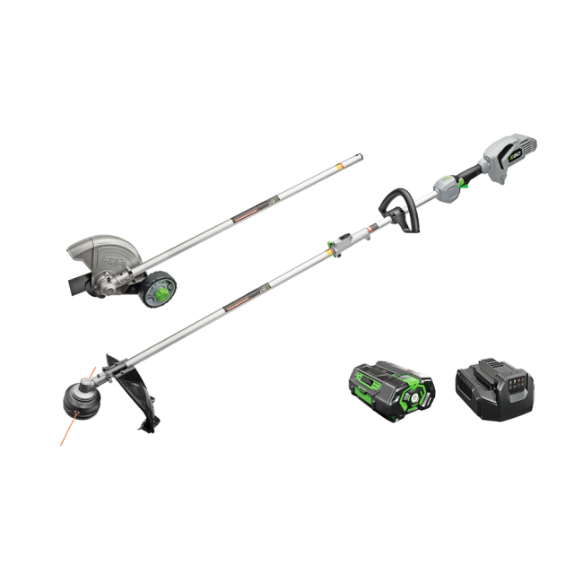 EGO Power+ 15" Trimmer and 8" Edger Attachment Multi-Head Tool Combo Kit with 5.0AH Battery and Charger - MHC1502