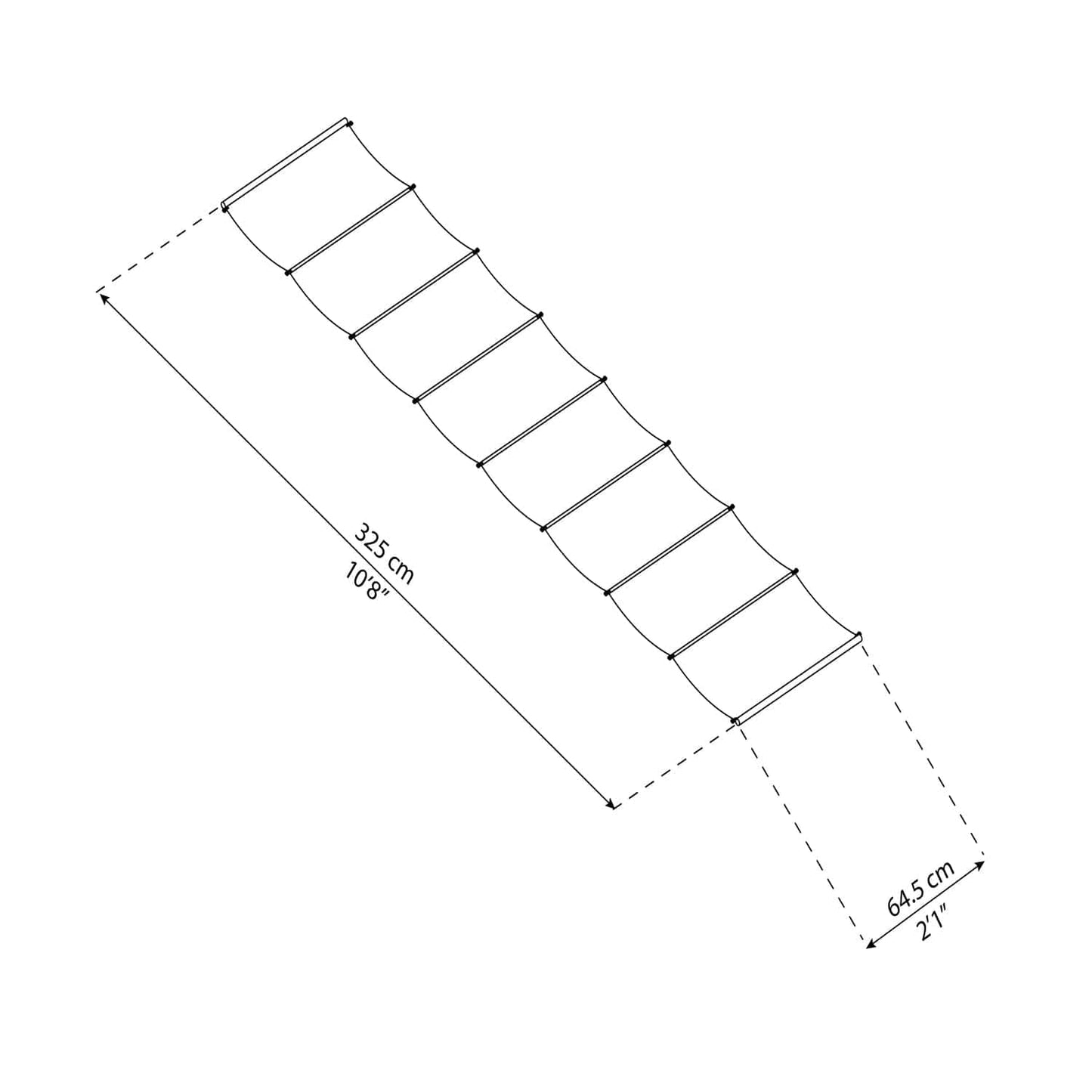 Palram - Canopia | 11x26 ft Stockholm Patio Cover Roof Blinds - HG1096