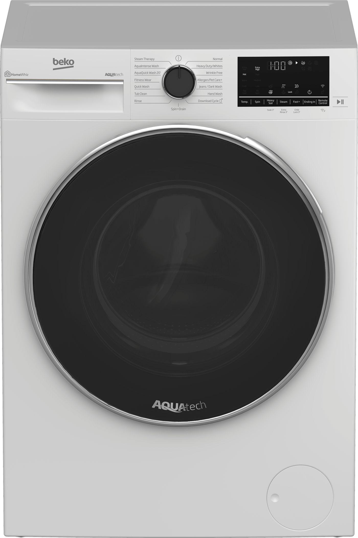 BEKO 24" Front Load Washer White - WFTV10733XC