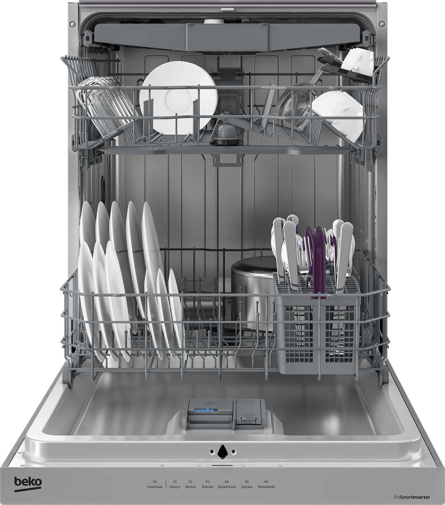 BEKO DUT36522X Tall Tub Dishwasher with (15 place settings, 45.0 in Stainless Steel