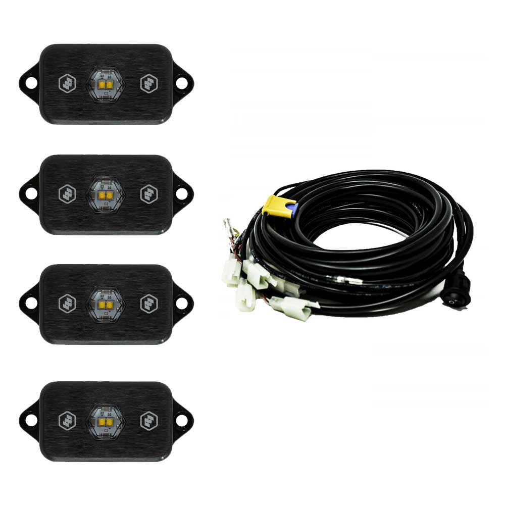 Baja Designs LED Rock Light Kit Clear - Bright Illumination + Waterproof