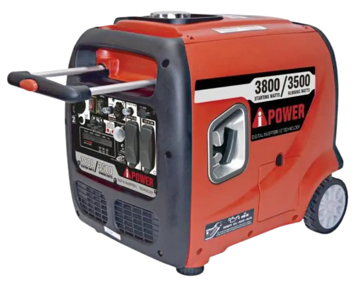 A-iPower 3500W/3800W Recoil Gas Inverter Generator New - SUA3800I