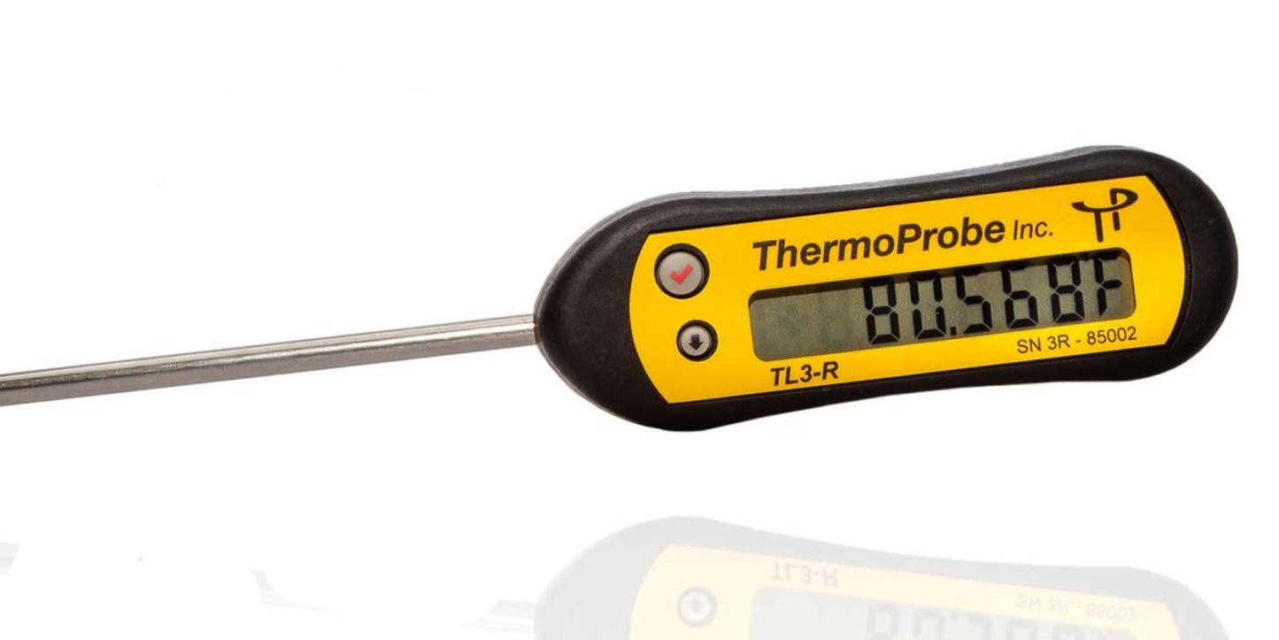 ThermoProbe Intrinsically Safe Portable Stem Thermometer for Laboratory - TL3R-08