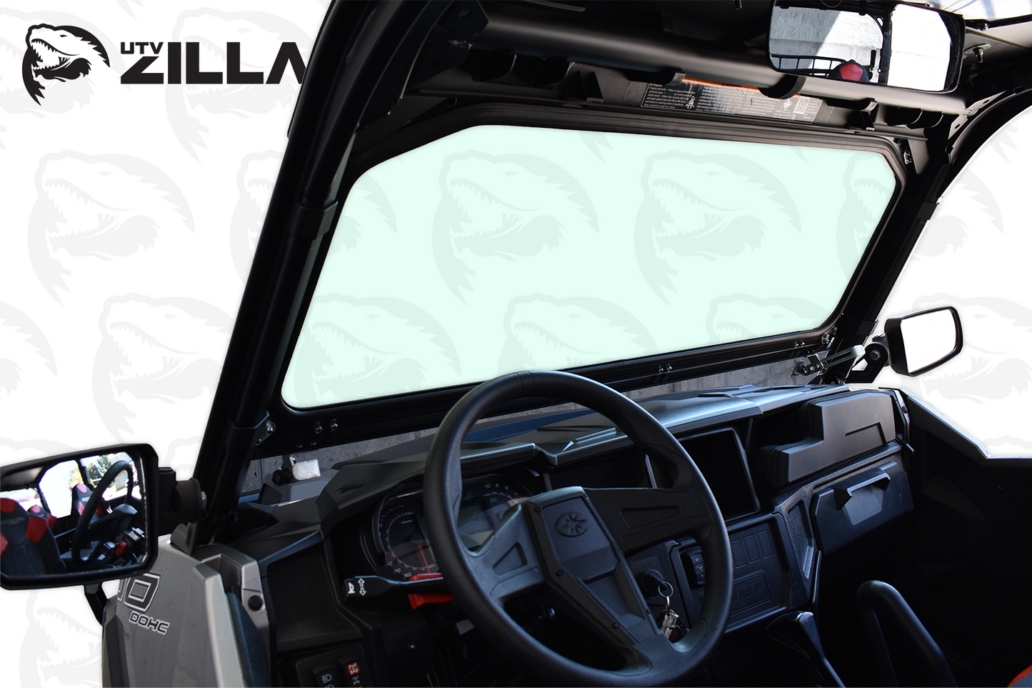 Polaris General Vented Glass Windshield