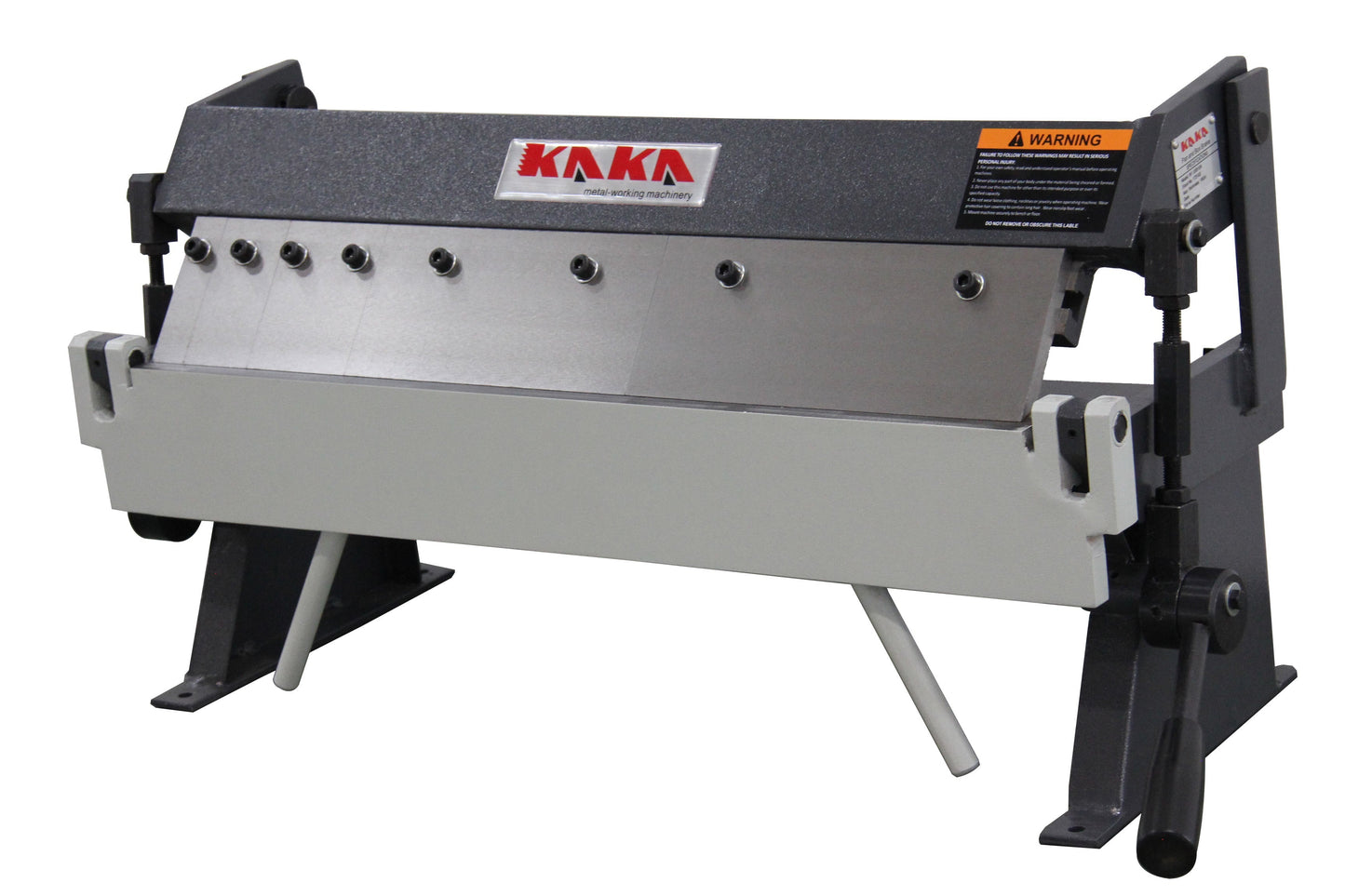 KAKA INDUSTRIAL Sheet Metal Brake, 24-Inch Metal Brake Bender, 20-Gauge Mild Steel Capacity, Box and Pan Brake for Precision Bending, 0-135 Degree Adjustable Solid Construction Pan and Box Brake, Finger size is 1", 2", 3", 8" & 10" W-2420A - 173102