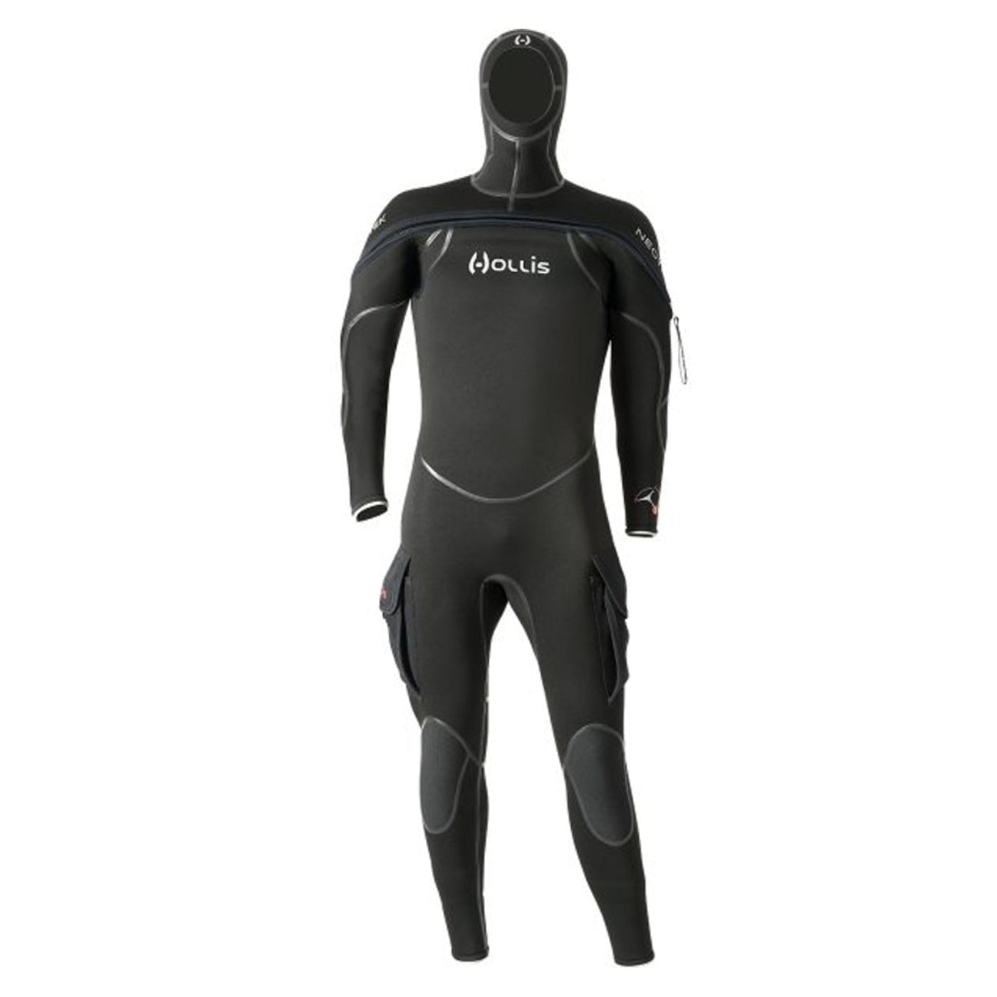Zeagle Hollis Neotek 8/7/6 V2 Semi-Dry Full Wetsuit Hooded - WET454 02-SM