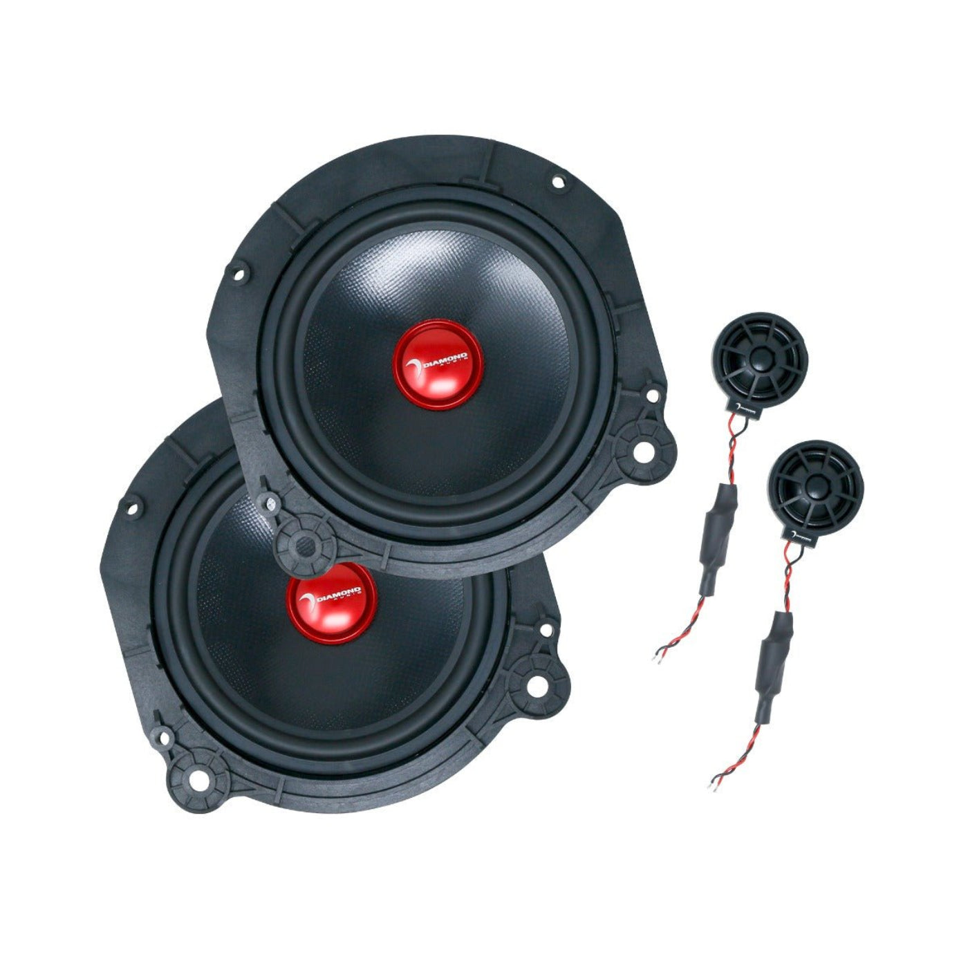Diamond Audio 6.5" Tesla Model X 2-Way Component Speaker Set (Plug & Play) X-65C