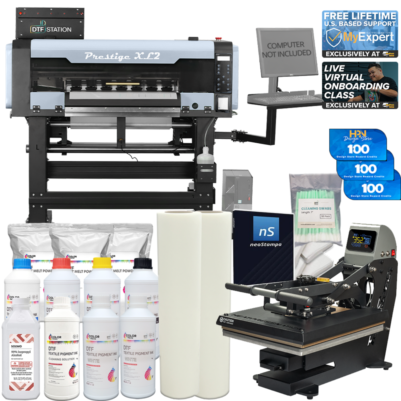 DTF Station Prestige Printer with Supply Bundle - BNDL-PRESTIGE-XL2-S-LG