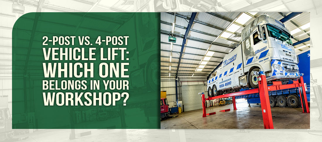 2-Post vs. 4-Post Vehicle Lift: Which One Belongs in Your Workshop?