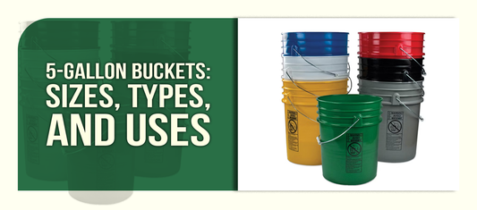 5-Gallon Bucket Dimensions: Standard Sizes, Types, and Applications