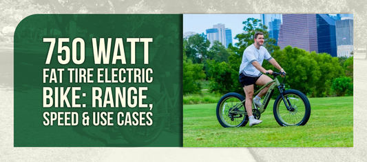 750 Watt Fat Tire Electric Bike: Range, Speed & Use Cases