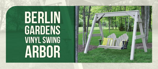 Berlin Gardens Vinyl Swing Arbor