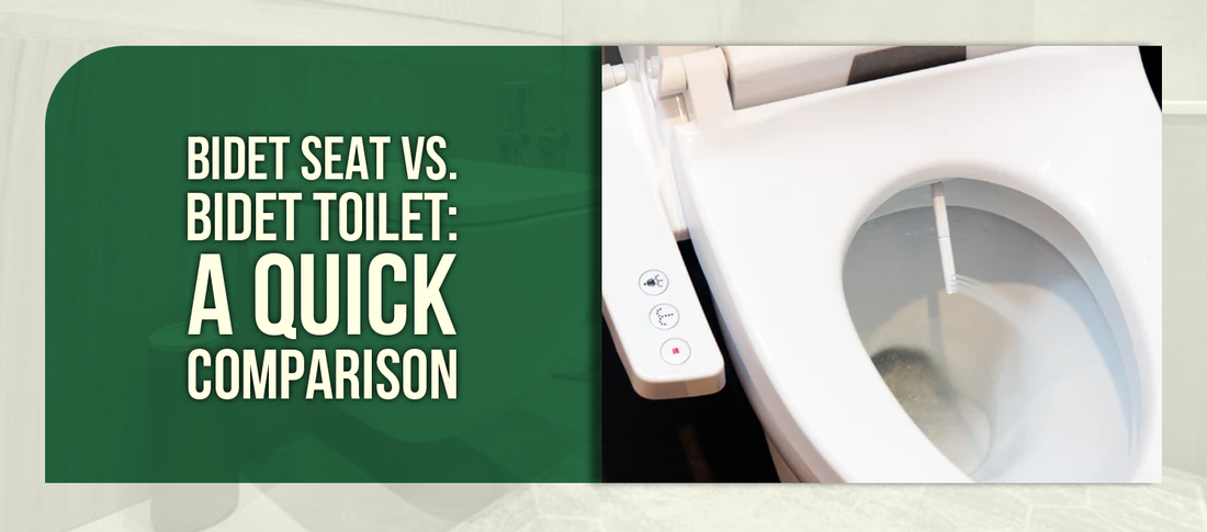 Bidet Seat vs. Bidet Toilet: A Quick Comparison