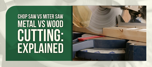 Chop Saw vs Miter Saw Metal vs Wood Cutting: Explained