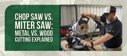 Chop Saw vs. Miter Saw: Metal vs. Wood Cutting Explained