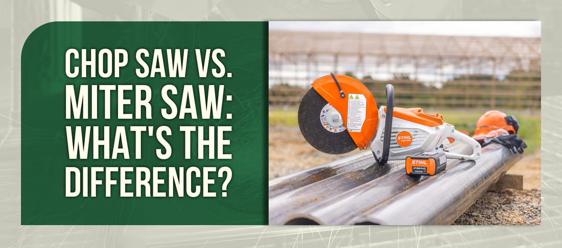 Chop Saw vs. Miter Saw: What's the Difference?