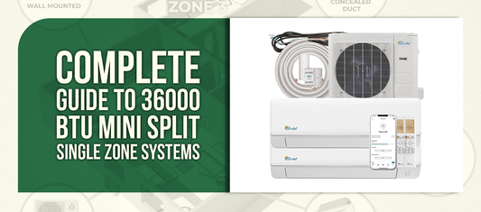 Complete Guide to 36000 BTU Mini Split Single Zone Systems