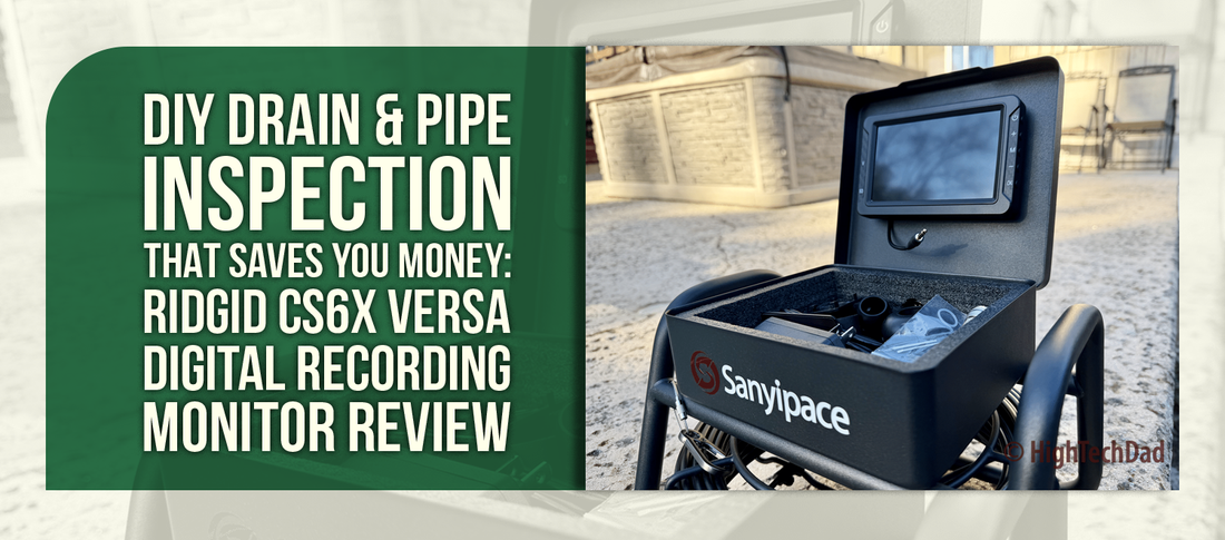 DIY Drain & Pipe Inspection That Saves You Money: Ridgid CS6x VERSA Digital Recording Monitor Review