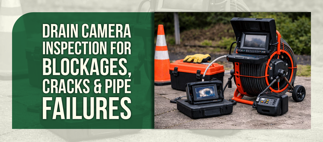 Drain Camera Inspection for Blockages, Cracks & Pipe Failures