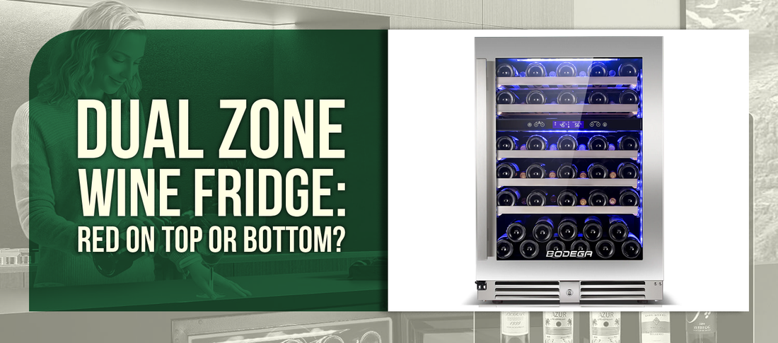 Dual Zone Wine Fridge: Red On Top Or Bottom?