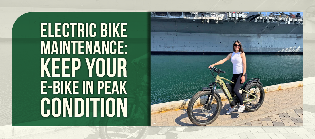 Electric Bike Maintenance: Keep Your E-Bike in Peak Condition
