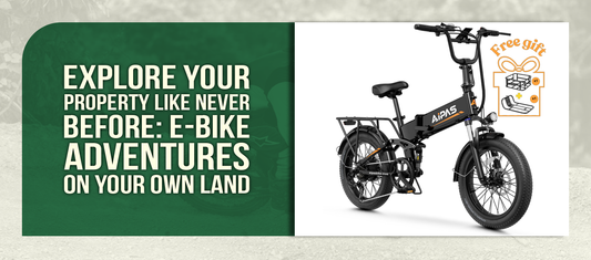 Explore Your Property Like Never Before: E-Bike Adventures on Your Own Land