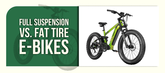 Full Suspension vs. Fat Tire E-Bikes