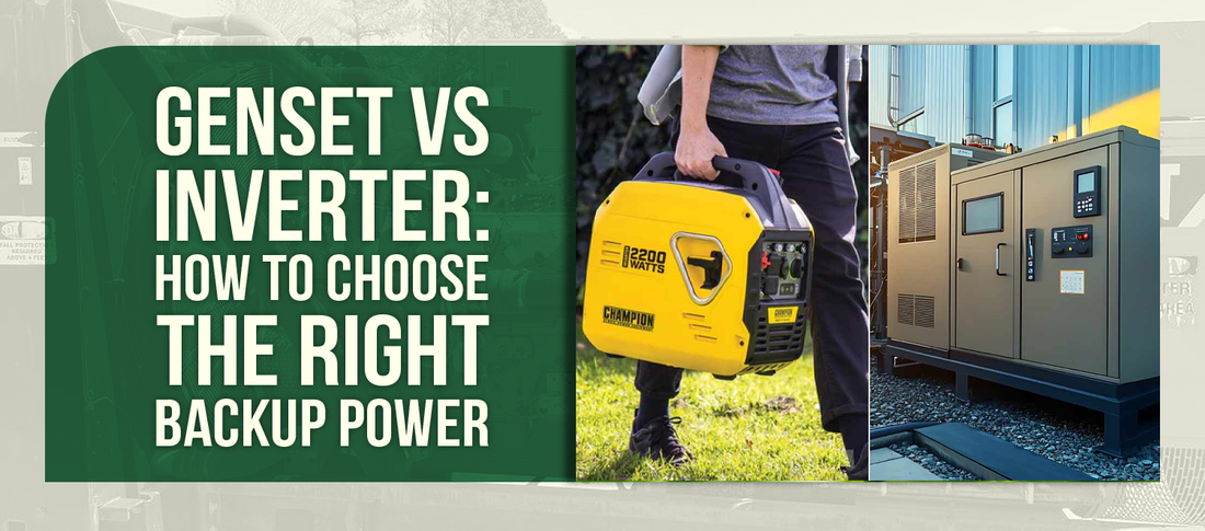 Genset vs Inverter: How to Choose the Right Backup Power