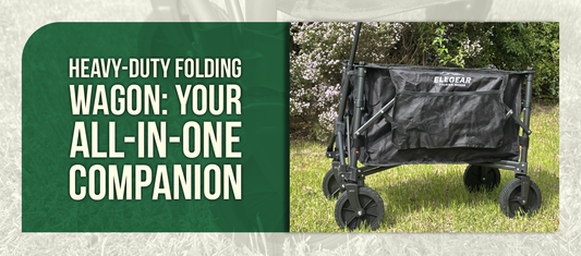 Folding Collapsible Heavy-Duty Wagon: The Ultimate Companion for Sports, Camping & Shopping